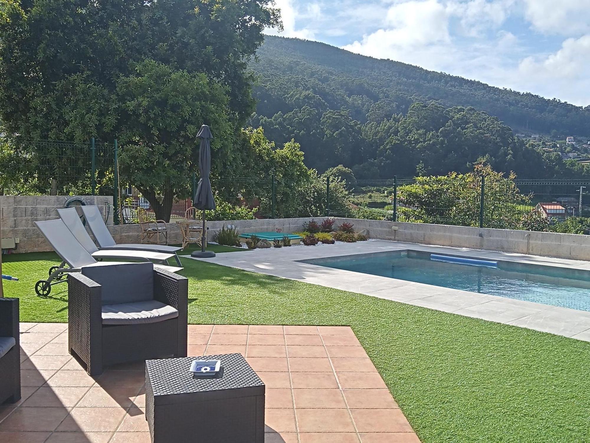 Casa Nueva Con Piscina Y Vistas Al Mar * Vilaboa